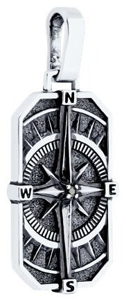 Подвеска Diamant 95-130-02643-1_s вес 4.9 г серебро, фианит купить,18175