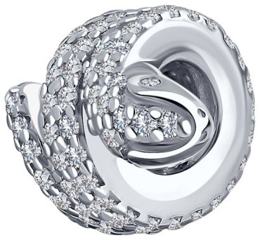 Подвеска SOKOLOV 94032869 вес 1.6 г серебро, фианит купить,10389