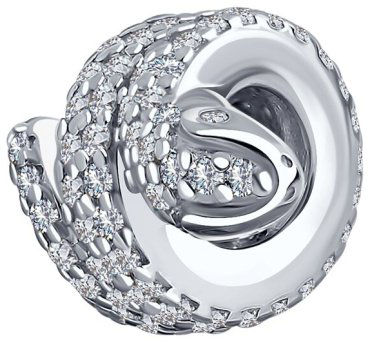 Подвеска SOKOLOV 94032869 вес 1.6 г серебро, фианит купить,10389
