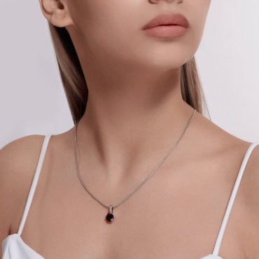 Подвеска SOKOLOV 92030771 вес 1.24 г серебро, ситалл, фианит купить,NaN