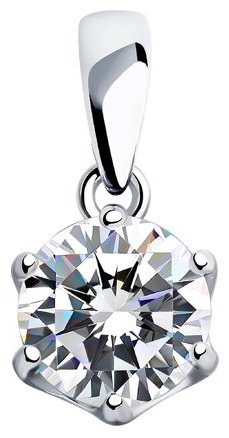 Подвеска SOKOLOV 94031486 вес 1.19 г серебро, фианит купить,NaN