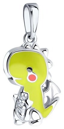 Подвеска SOKOLOV 94033199 вес 1.3 г серебро, эмаль купить,6264