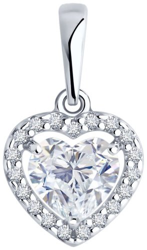Подвеска SOKOLOV 94033256 вес 0.99 г серебро, фианит купить,8899
