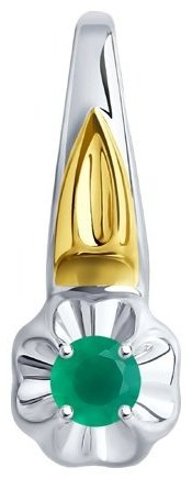 Подвеска Diamant 94-330-00976-2 вес 0.94 г серебро, агат купить,7885