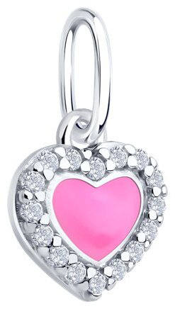 Подвеска Diamant 94-130-02202-1 вес 0.5 г серебро, без вставок купить,3420