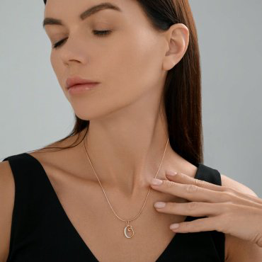 Подвеска Diamant 51-130-02884-1 вес 0.81 г золото, фианит купить,63779