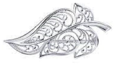 Брошь Diamant 94-140-00698-1 вес 2.56 г серебро, без вставок купить,16416