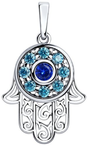 Подвеска SOKOLOV 94031896 вес 1.55 г серебро, фианит купить,11700