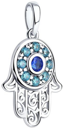 Подвеска SOKOLOV 94031896 вес 1.55 г серебро, фианит купить,11700