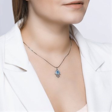 Подвеска SOKOLOV 94031896 вес 1.55 г серебро, фианит купить,11700
