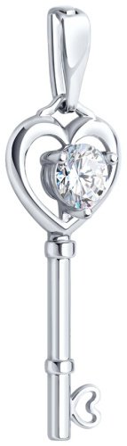 Подвеска SOKOLOV 94030238 вес 1.919 г серебро, фианит купить,NaN