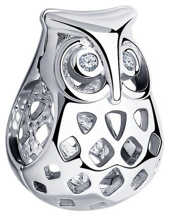 Подвеска Diamant 94-130-01051-1 вес 0.95 г серебро, фианит купить,8123