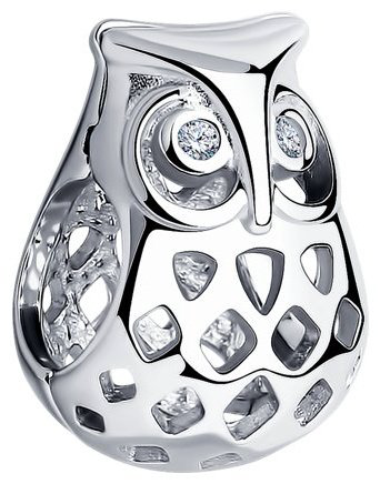 Подвеска Diamant 94-130-01051-1 вес 0.95 г серебро, фианит купить,8123