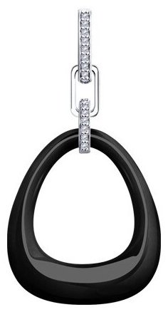 Подвеска Diamant 94-130-01902-1 вес 4.39 г серебро, фианит купить,9136