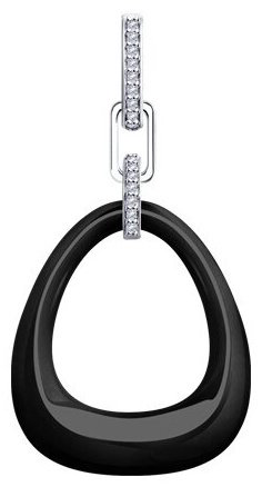 Подвеска Diamant 94-130-01902-1 вес 4.39 г серебро, фианит купить,9136