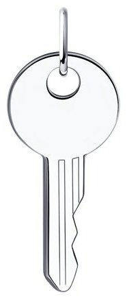 Подвеска SOKOLOV 94032587 вес 0.86 г серебро, без вставок купить,NaN
