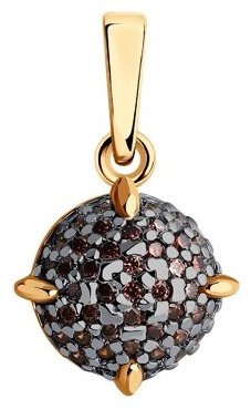 Подвеска Diamant 93-130-01987-2 вес 1.36 г серебро, фианит купить,9285