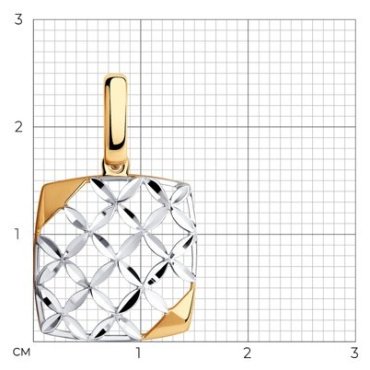 Подвеска Diamant 93-130-00749-1 вес 1.24 г серебро, без вставок купить,9112