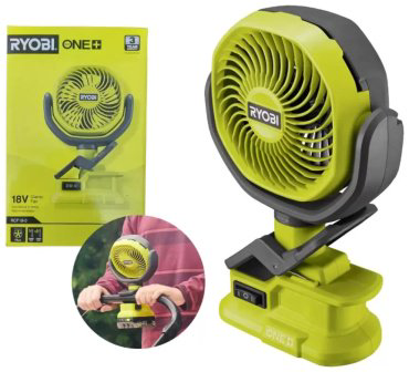 Вентилятор RYOBI RCF18-0 5133005400 зеленый купить,NaN