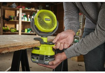 Вентилятор RYOBI RCF18-0 5133005400 зеленый купить,NaN