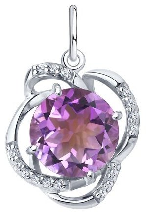 Подвеска Diamant 94-330-01920-1 вес 2.331 г серебро, фианит купить,NaN