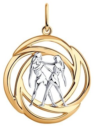 Подвеска Diamant 93-130-01287-1 вес 1.59 г серебро, без вставок купить,10260