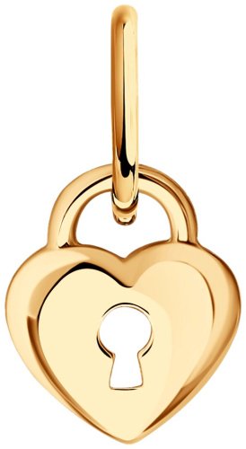 Подвеска Diamant 51-130-01131-1 вес 0.37 г золото, без вставок купить,44692