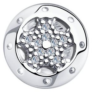 Подвеска Diamant 94-130-00455-1 вес 1.41 г серебро, без вставок купить,5157