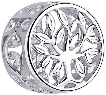 Подвеска SOKOLOV 94032636 вес 1.55 г серебро, без вставок купить,10222