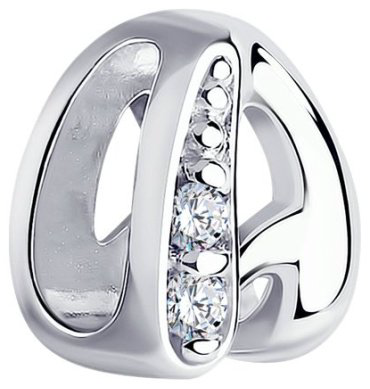 Подвеска Diamant 94-130-01302-1 вес 0.97 г серебро, фианит купить,9234