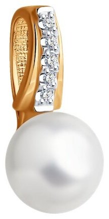Подвеска Diamant 51-230-01830-1 вес 0.7 г золото, бриллиант купить,57449