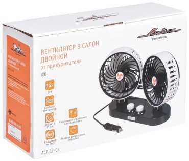 Вентилятор AIRLINE ACF-12-06 черный