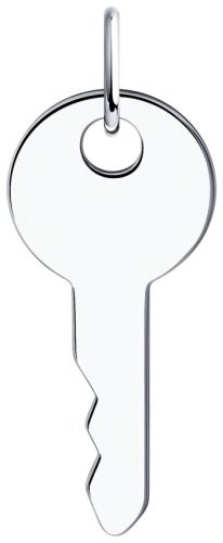 Подвеска SOKOLOV 94032587 CEN00053392 вес 0.85 г серебро, без вставок купить,NaN