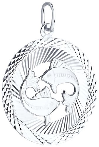 Подвеска SOKOLOV 94030881 вес 1.8 г серебро, без вставок купить,13338