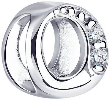 Подвеска Diamant 94-130-01273-1 вес 1 г серебро, фианит купить,9234