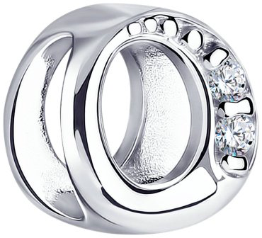 Подвеска Diamant 94-130-01273-1 вес 1 г серебро, фианит купить,9234