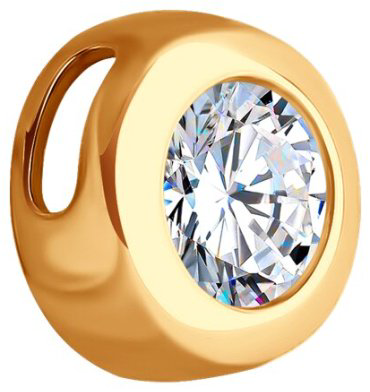 Подвеска Diamant 51-130-02125-1 вес 0.73 г золото, фианит купить,81259