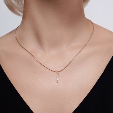 Подвеска Diamant 51-130-02033-1 вес 0.59 г золото, фианит купить,51799