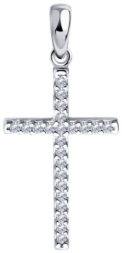 Подвеска SOKOLOV 94032871 вес 1.22 г серебро, фианит купить,9990