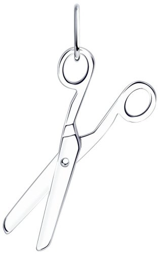Подвеска SOKOLOV 94030694-sk19 вес 0.57 г серебро, без вставок купить,NaN