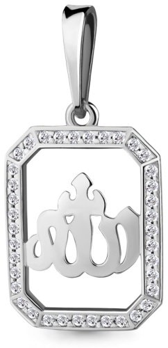 Подвеска AQUAMARINE 21109А вес 0.92 г серебро, фианит купить,17442