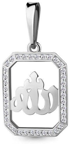 Подвеска AQUAMARINE 21109А вес 0.92 г серебро, фианит купить,17442