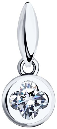 Подвеска SOKOLOV 94031327 вес 0.98 г серебро, фианит купить,8123