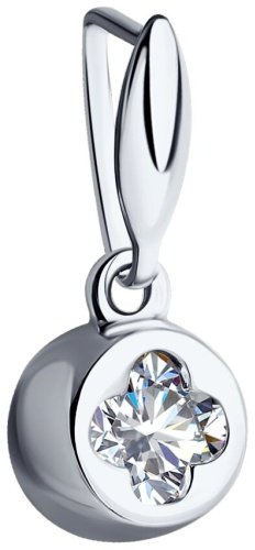 Подвеска SOKOLOV 94031327 вес 0.98 г серебро, фианит купить,8123