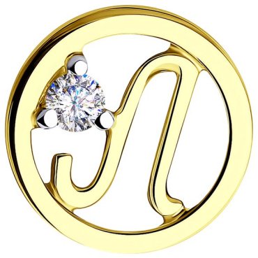 Подвеска Diamant 53-130-00650-1 вес 0.44 г золото, фианит купить,51892
