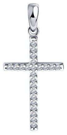 Подвеска SOKOLOV 94032871 вес 1.22 г серебро, фианит купить,9990