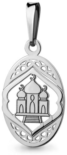 Подвеска AQUAMARINE 14007 вес 0.88 г серебро, без вставок купить,17442