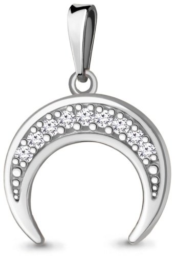 Подвеска AQUAMARINE 24499А вес 1.28 г серебро, фианит купить,11774