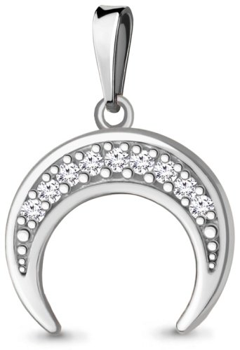 Подвеска AQUAMARINE 24499А вес 1.28 г серебро, фианит купить,11774
