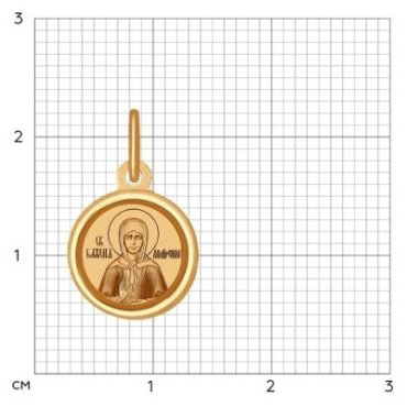Подвеска SOKOLOV 103997 (0,58 гр) вес 0.58 г золото, эмаль купить,60863